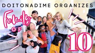 EXTREME LARGE FAMILY ORGANIZATION! ️ Do It on a Dime Home Makeover w/Angela Braniff