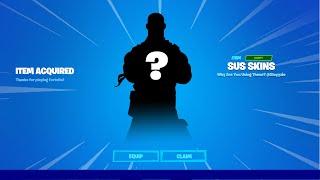 SUS SKINS IN FORTNITE 