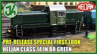 Special First Look at the Pre-Release Heljan Class 14 in BR Green - Unboxing and Review