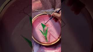 How i apply gutta on fabric #diy #fabricpaint #fabriccrafts #fabricpainting