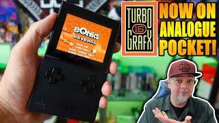 TurboGrafx-16 Now On The Analogue Pocket Before They Could Even Sell The Adapter!! OpenFPGA Update!