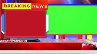 Green Screen Breaking News Bumper | Free Template For News Channels