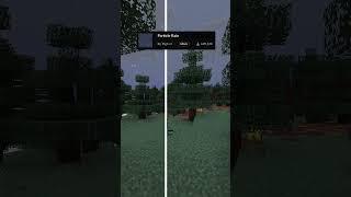 Minecraft Particle Rain Mod #shorts