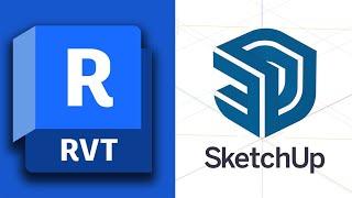 SketchUp vs Autodesk Revit Comparison in 3 minutes