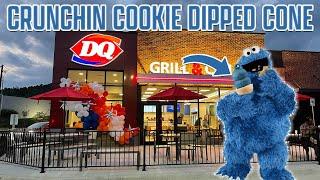 We Tried DQ New Crunchin Cookie Dipped Cone... It's Sooooo Good!