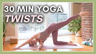 30 min Intermediate Vinyasa Flow - SPINAL TWISTS