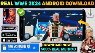 How to Download & WWE 2K24 on Android!  With Gameplay