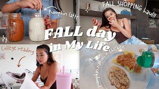 a realistic fall day in my life VLOG | homemade cooking, running errands, coffee with friends!