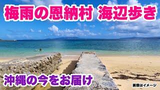 【沖縄の今をお届け】梅雨の恩納村 海辺歩き「沖縄旅行情報」