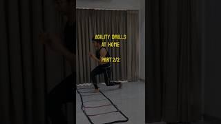 Agility drills Part 2/2 ‍️ Full body workout, fast feet reflex actions, ladder workout home fit