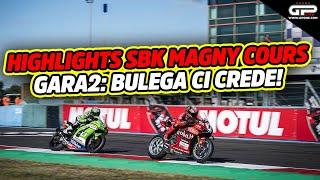 Highlights Gara2 SBK a Magny Cours: Bulega ci crede!