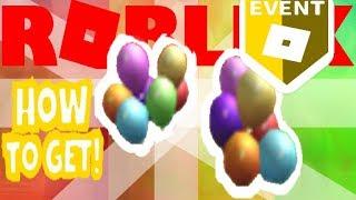 [EVENT]How to get the Balloon Pauldrons!|ROBLOX