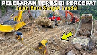 Pelebaran Terus Di Percepat‼️Jalan Baru Batu Jomba Sangat Landai