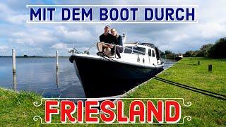 Mit dem Boot durch Friesland