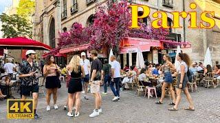 Paris France  - Paris  August 2024 - 4K HDR Walking Tour | Paris 4K | A Walk In Paris