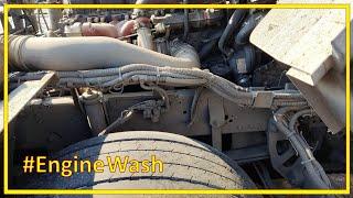 How to wash a "Muddy Engine"? #truckwash #enginewash