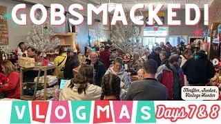 Vintage Hunter Collaborative Christmas Market OPENING DAY Vlogmas!