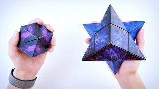 Amazing Transforming Cubes. Review of Changeable Magnetic Variety Magic Cube. Shape Shifting Puzzle