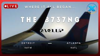 She's finally here. LevelUp B739 | Detroit - Atlanta | Where it all began #vatsim #xplane12 #cruzsim