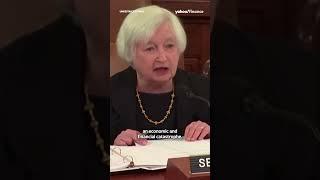 Treasury Sec. Janet Yellen: 'A default on our debt would trigger a financial catastrophe'  #shorts