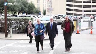 Former Dallas County Schools President Larry Duncan walks into the Earle Cabell Federal Building