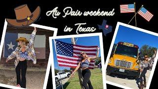 Au Pair weekend in Texas! Cowboys whips & more