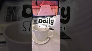 D-1; Study With Me // Aesthetic Study Vlog|Study Routine|ASMR #studyvlog #studyroutine #studywithme