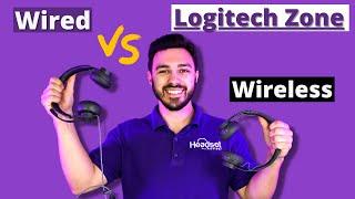 Logitech Wired Headset VS. Logitech Wireless Headset- Live Mic Tests!