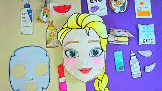 [Paper diy]Elsa makeup ASMR #blindbag #frozen #maketutorial