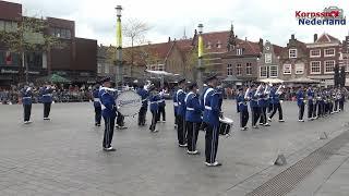 Show  & Marchingband Tamarco tijdens Oranje Bandshow Dordrecht 2024