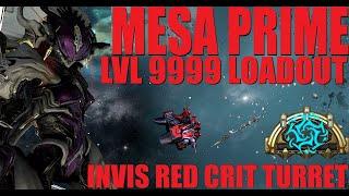 [WARFRAME] TURRET MESA PRIME lvl 9999 Steel Path Build / Full Loadout Guide | Techrot Encore