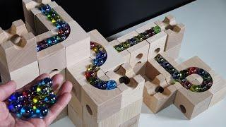 Marble Run  Swiss Cuboro Wooden Puzzle Course