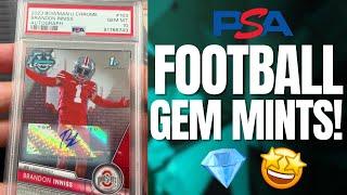 PSA FOOTBALL GEM MINTS!! Preparing for the NFL Season!! | Card Curiosity