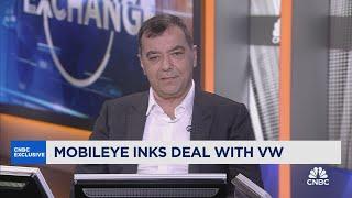 Mobileye CEO on new tech partnership with Volkswagen