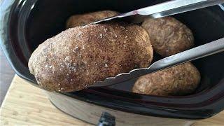 Crock Pot Baked Potatoes - How to Make Baked Potatoes in a Slow Cooker