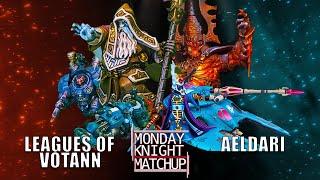 Aeldari vs Leagues of Votann - Warhammer 40K Battle Report | Monday Knight Matchup