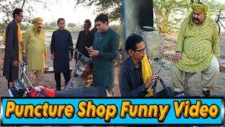 Tasleem Abbas Puncture Shop Funny Video || Soni and Tasleem New Video ||  @TasleemAbbasOfficial