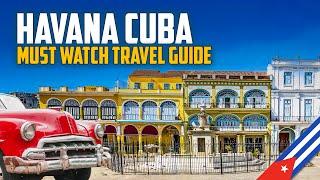 Havana Cuba: BEST Havana Travel Guide Vlog 2024