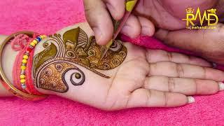 Arabic Mehndi design । How To learn Mehndi for Hands । simple tips । Mehndi tutorial । #viralvideo