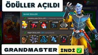 GRANDMASTER iner TÜM ÖDÜLLER KRİSTALLER AÇILIR  6.SAHNE KOMPLE BİTERR ‍️ ABDULLAH METE MCOC