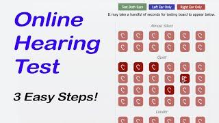 Online Hearing Test in 3 Easy Steps