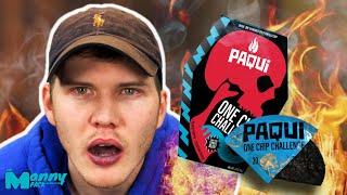 We Ate The World's Hottest Chip! Blue One Chip Challenge 2022