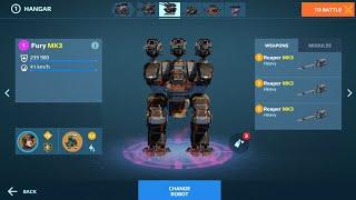  New FURY Reaper in 2023 Is it any Good ? | War Robots Gameplay