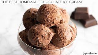 Best Homemade Chocolate Ice Cream Recipe