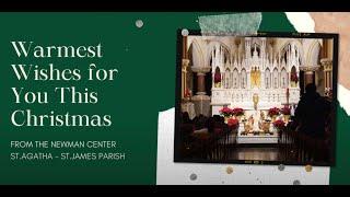 Merry Christmas From The Newman Center at St. AJs 2023