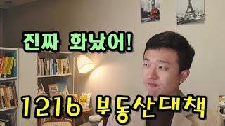 1216 부동산대책 발표 15억 주택 대출불가, 9억이상 고가주택 대출20%