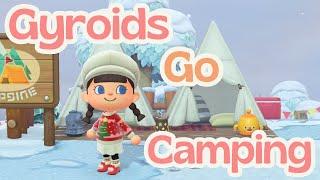 Gyroid Campsite Build | Winter Christmas Cottagecore Island | ACNH Animal Crossing New Horizons