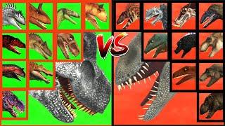 Dinosaur Tournament Random: JPREX VS TREX VS Omega 09 VS ALLOSAURUS in ARBS