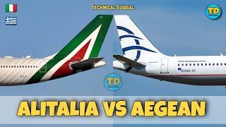 Alitalia Vs Aegean Airlines Comparison 2020!