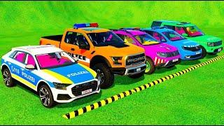 DACIA, VOLSKWAGEN, AUDI POPLICE CARS and MERCEDES, FORD AMBULANCE EMERGENCY TRANSPORT ! FS22